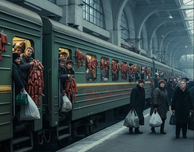 «Колбасные электрички»: феномен эпохи дефицита и выживания