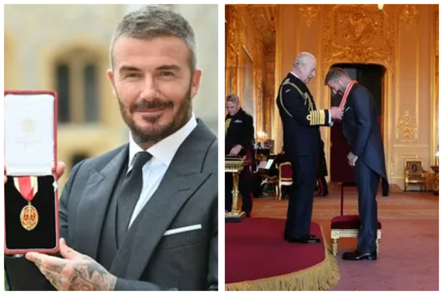 Дэвид Бекхэм получил титул: в Британии прошла церемония посвящения футболиста в рыцари