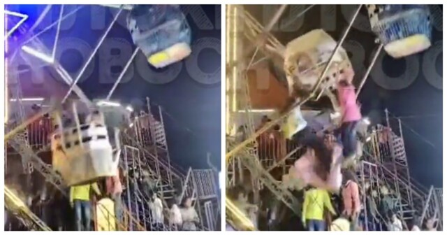 Несколько человек пострадали на аттракционе в Индии