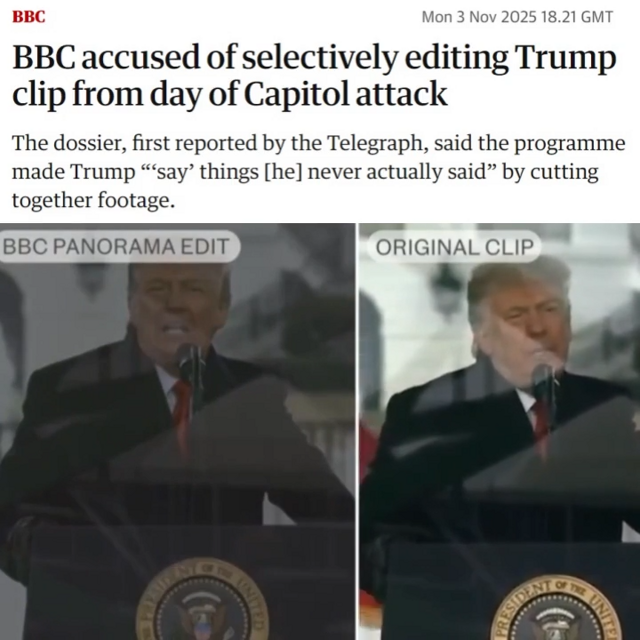 Британская вещательная корпорация «Би-Би-Си», вложила в уста Дональда Трампа слова, которых тот не говорил