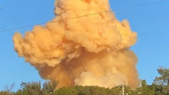 Взрыв на заводе в США привел к утечке ядовитых веществ