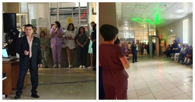 В Сургуте благодарный пациент устроил концерт в больнице