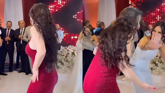 Неожиданный момент на свадьбе