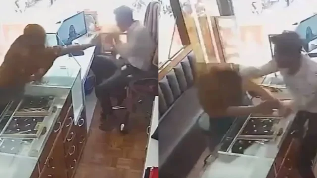 Попытка ограбления с чили-порошком в индийском ювелирном магазине закончилась не по плану