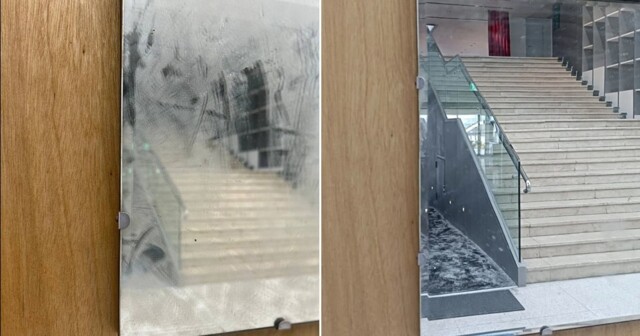 В музее Тайваня экспонат приняли за грязное зеркало