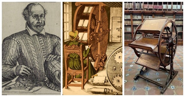 Колесо знаний – революционный механизм Агостино Рамелли