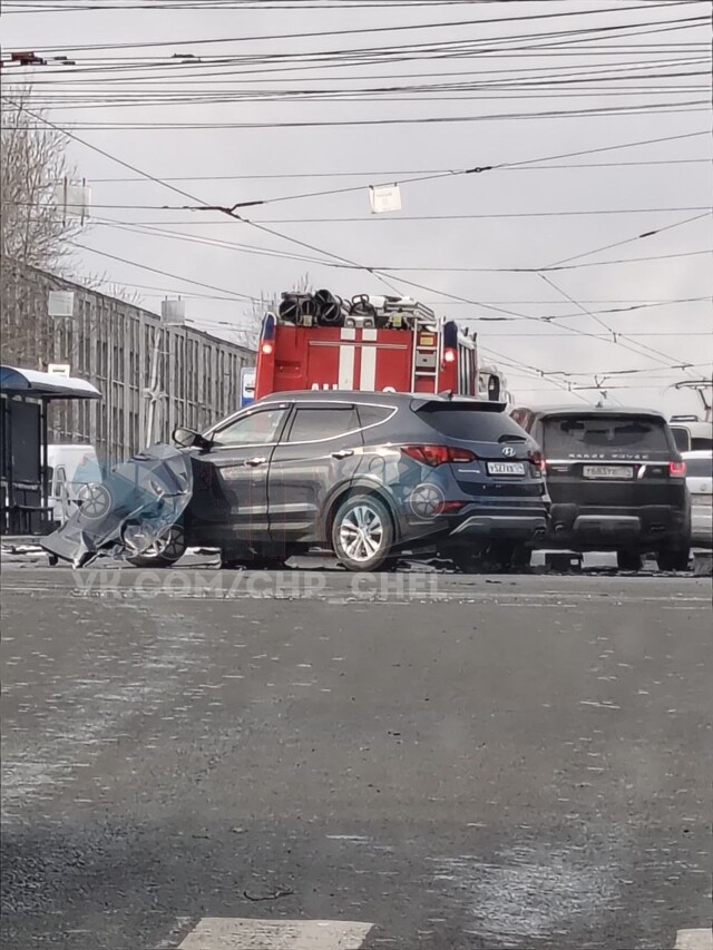 ДТП в Челябинске "Хотел проскочить на жёлтый"