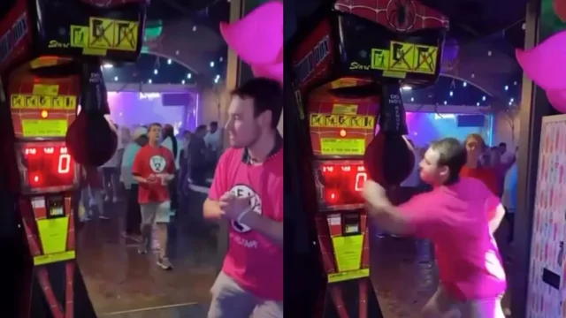 Смелый удар: попытка вбить по боксерской груше «нерабочей» левой