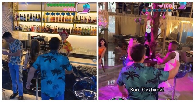 Ресторан в Астане выпустил рекламу в стиле GTA Vice City