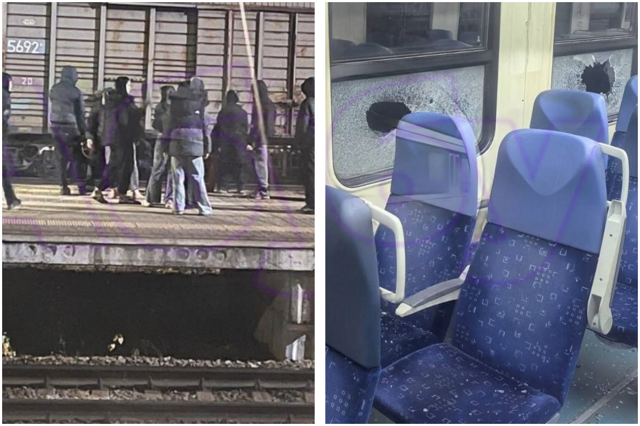 В Подмосковье банда подростков разгромила электричку и ранила помощника машиниста