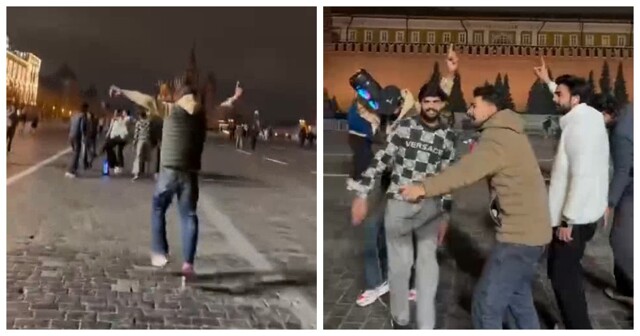 Индийский танец на Красной площади