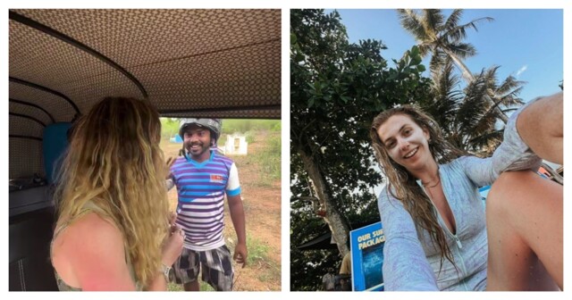 Улыбчивый извращенец пристал к туристке на Шри-Ланке