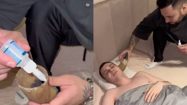 Друзья «наставили рога» приятелю, пока он спал