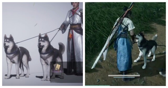 Забавный маунт в китайской компьютерной игре