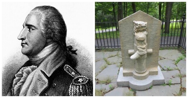 Памятник ноге героя-предателя, имя которого его страна постаралась стереть из памяти