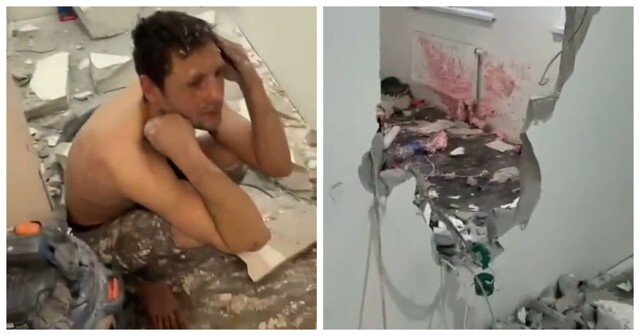 Парень устроил разгром квартиры