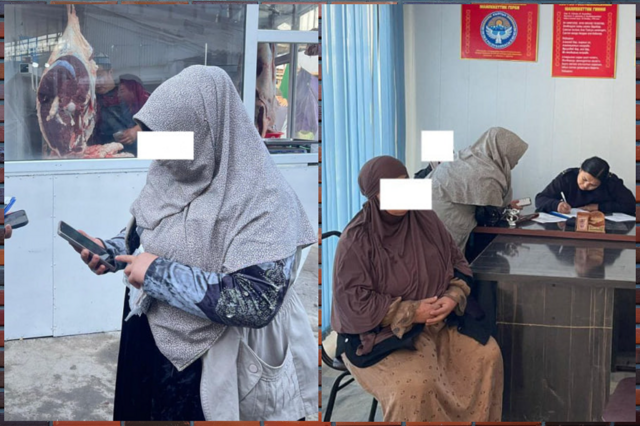 В Киргизии оштрафовали 28 женщин за ношение никабов