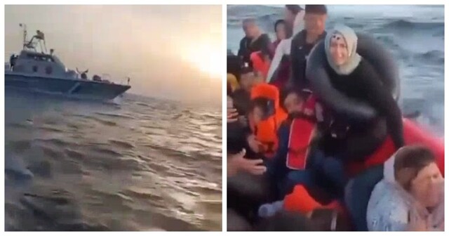 Греческая береговая охрана протаранила лодку нелегалов в Эгейском море