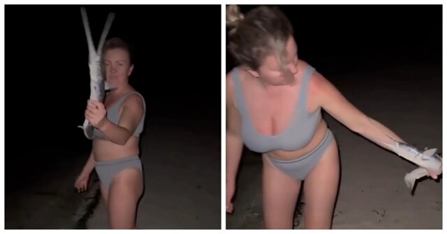 Рыба отомстила туристке за шутку