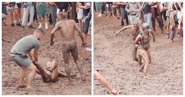 Грязь и дождь не испортили веселье на фестивале