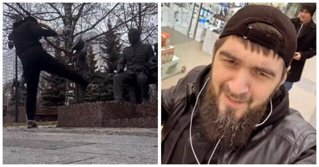 В Москве боец MMA провёл спарринг с памятником и заработал уголовное дело