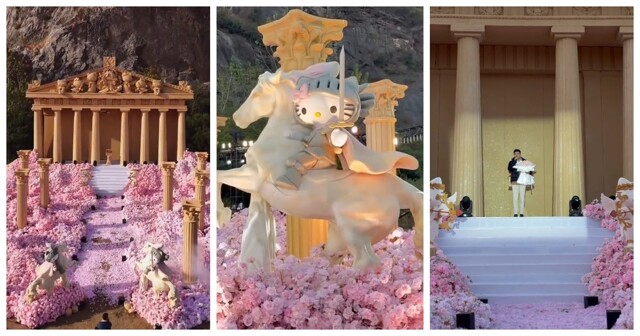 Китаец построил «кошачий» храм для предложения руки и сердца