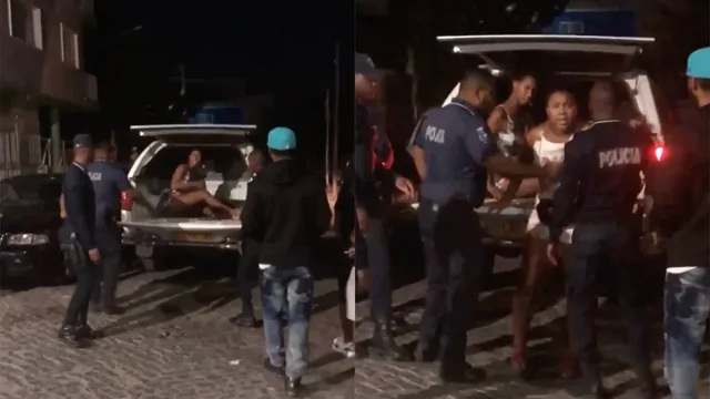 В Африке полиция действует жёстко, вне зависимости от пола