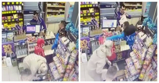 Мужчина избил дочь в магазине