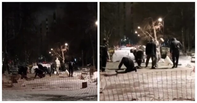 Благоустройство в Челябинске ведётся при любых погодных условиях