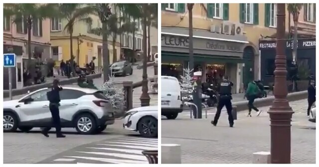 Французская полиция застрелила вооруженного ножом мигранта