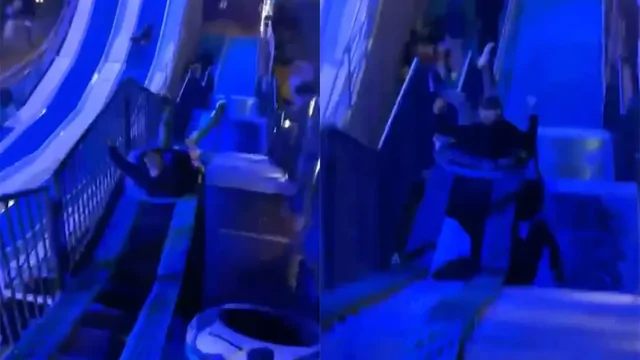 Экстремальная горка в Амстердаме