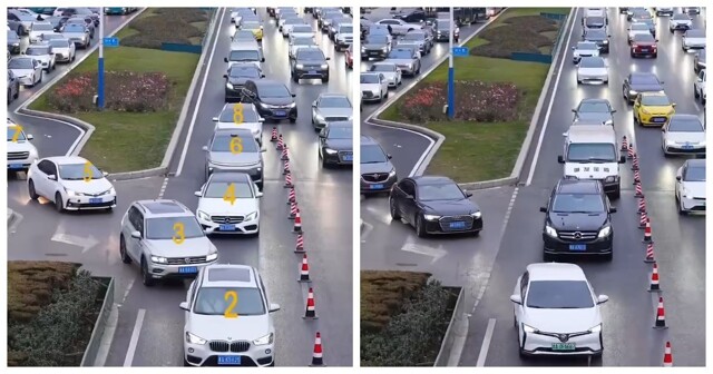 Как в Китае перестраиваются в час пик без пробок и нервов