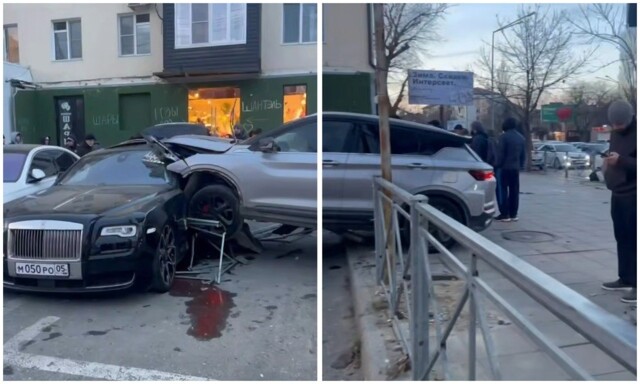 Geely прилетел в Rolls-Royce в Махачкале