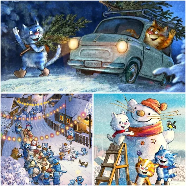 Коты минской художницы Рины Зенюк. 2025 год