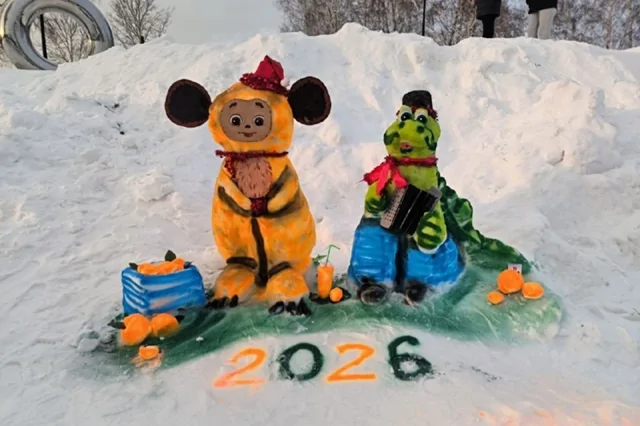 В Новосибирске прошёл фестиваль снеговиков