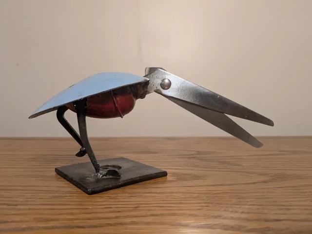 Стальные персидскиие ножницы в форме птицы, XVIII век