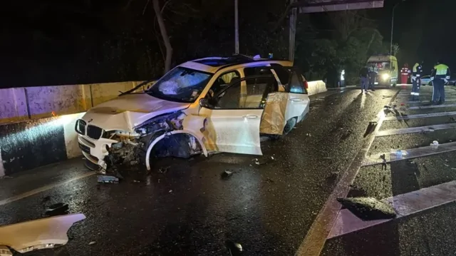 Тотальное ДТП на BMW