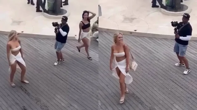 Уличная фотосессия закончилась испорченным завтраком