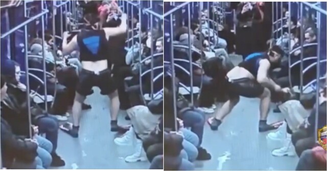 Мужик получил 4 суток ареста после зажигательного танца в ластах в метро