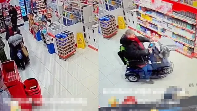 Электроскутер вышел из-под контроля