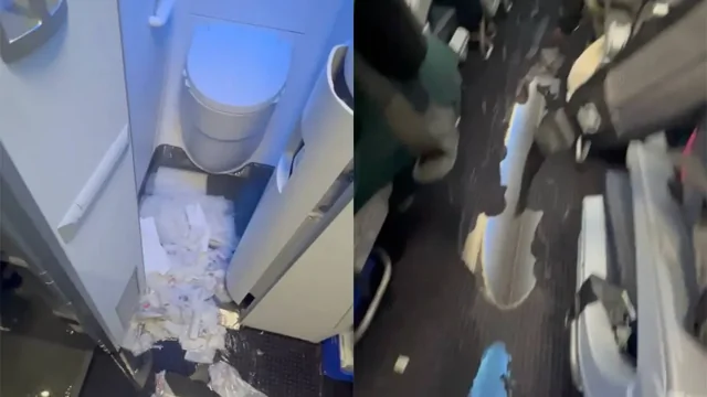 Неприятный сюрприз в самолёте