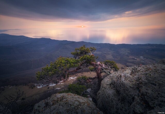 Крым, демерджи, гроза