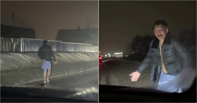 На трассе в Подмосковье мужчина с гримом изображал избитого и просился в машину