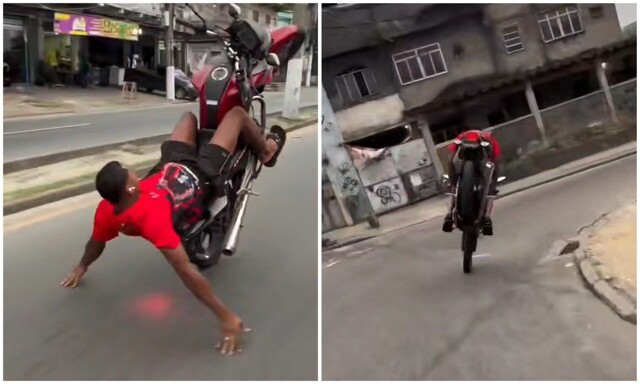 Целых 2 с половиной минуты он пытался попасть в ДТП