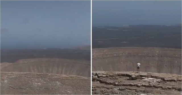 Кратер Барринджера в Аризоне — гигантская ударная чаша, сохранившаяся почти нетронутой