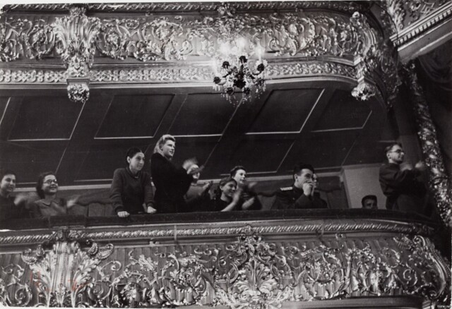 Ложа Большого театра, Москва, 1947 год