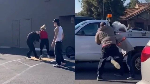 Попытка разнять женщин закончилась ещё одной уличной потасовкой