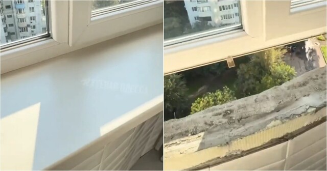 Мастер пришёл проверить окно и обнаружил серьёзную проблему с подоконником