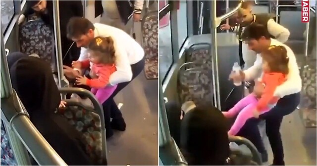 В Турции водитель автобуса спас 2-летнего ребёнка, применив приём Хеймлиха