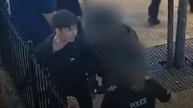 Во время задержания английские полицейские насадили челюсть подростка на пику забора